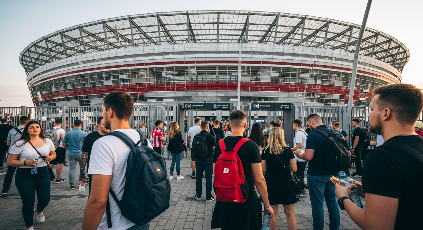 Co można wnieść na Stadion Narodowy, a czego nie?