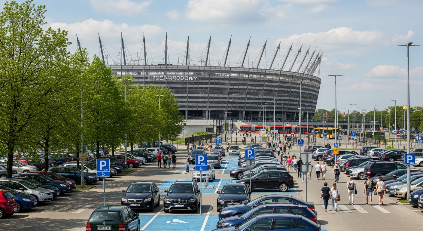 Gdzie najlepiej zaparkować przy Stadionie Narodowym?