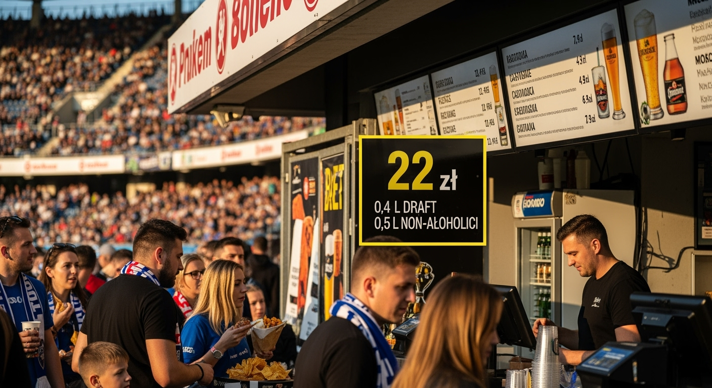 Ile kosztuje piwo i przekąski na Stadionie Narodowym?